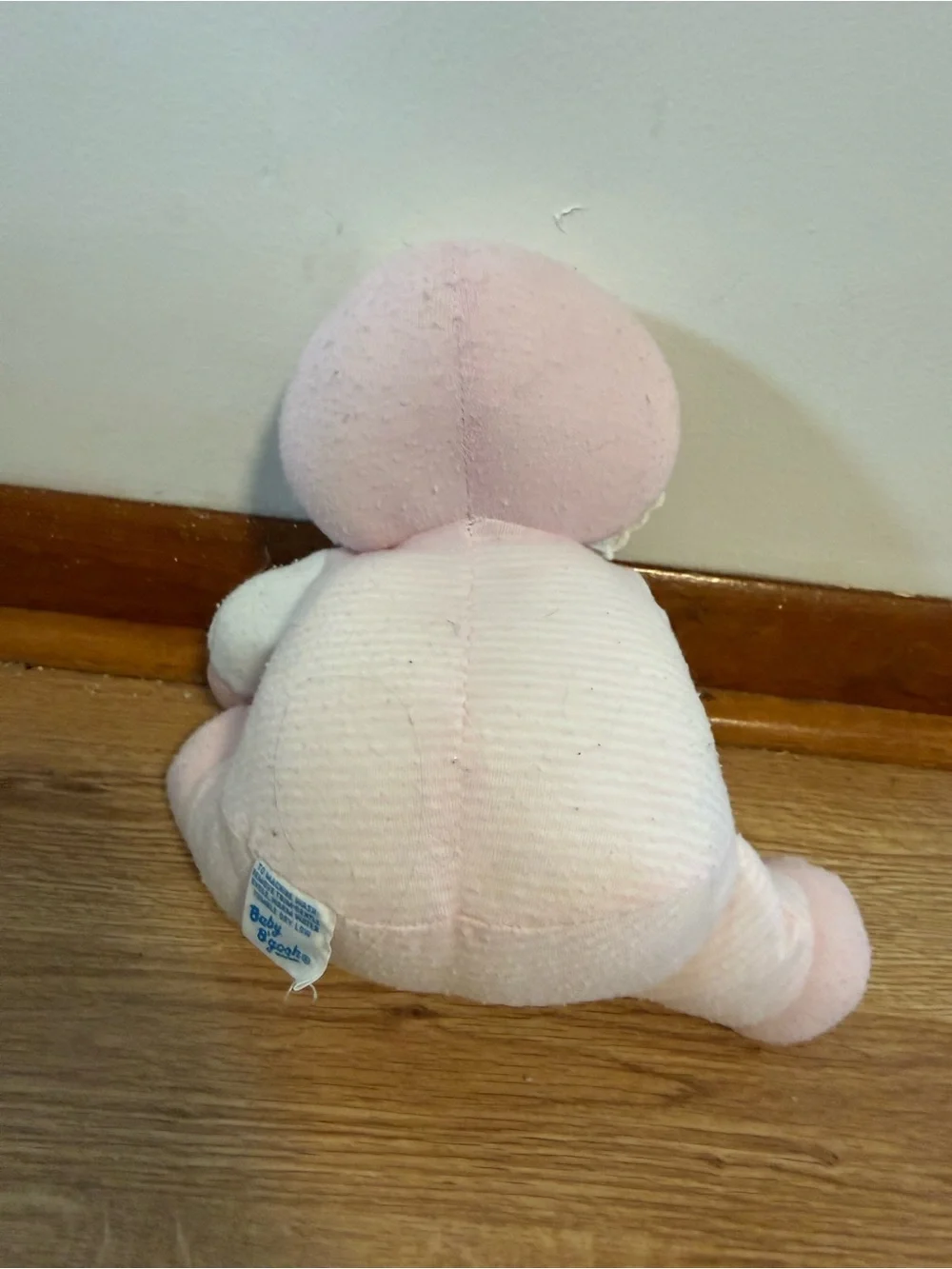 Vintage Y2K Baby Oshkosh B'gosh First Doll Blonde Yarn Hair Lovey 90s Toy Soft